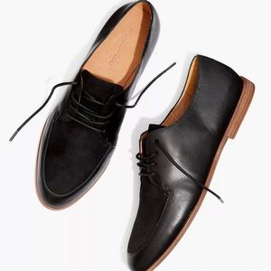 Madewell Alex Oxford in Leather and Suede 7.5